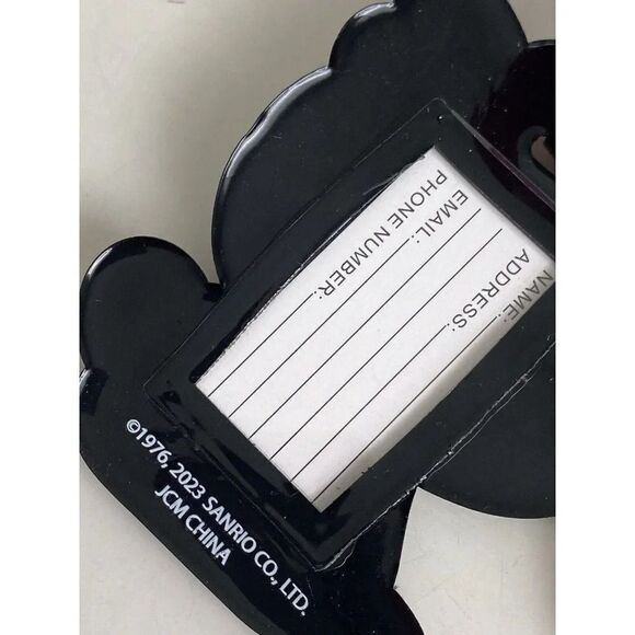 2 Piece HELLO KITTY SANRIO RUBBER SCHOOL ID BACKPACK LUGGAGE BAG TAGS SET New - Picture 10 of 13